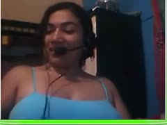 The lewd Colombian seductress enjoys flaunting her enormous tits and cookie.